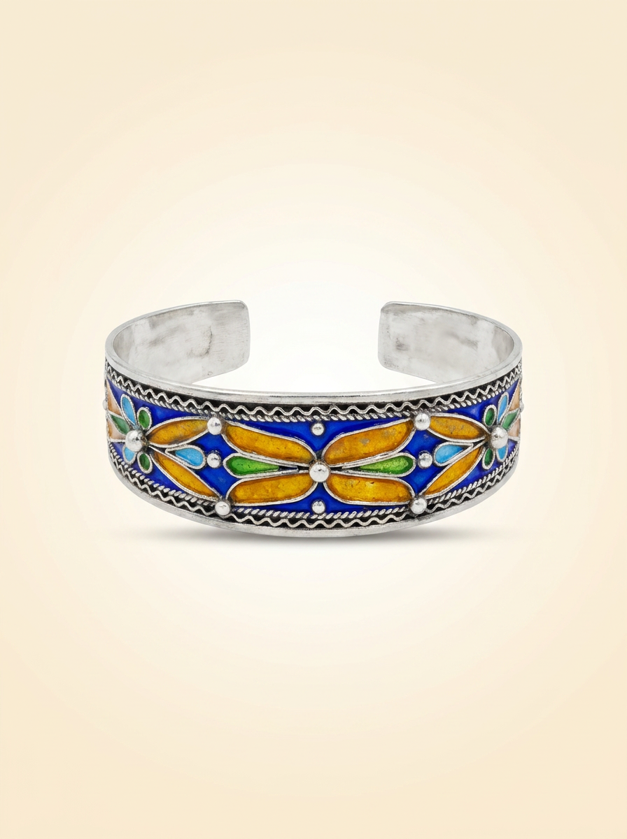 Bracelet Atlas Émail Royal